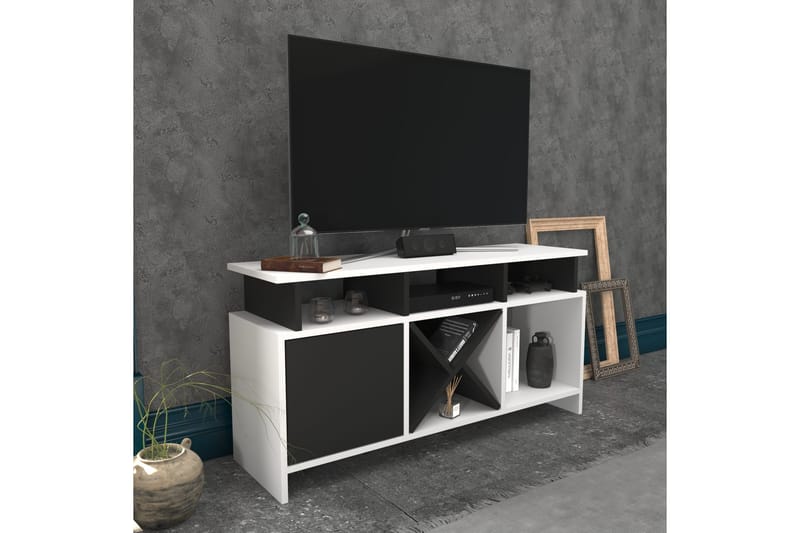 Tv-benk Urgby 120x60,6 cm - Hvit - TV benk & mediabenk