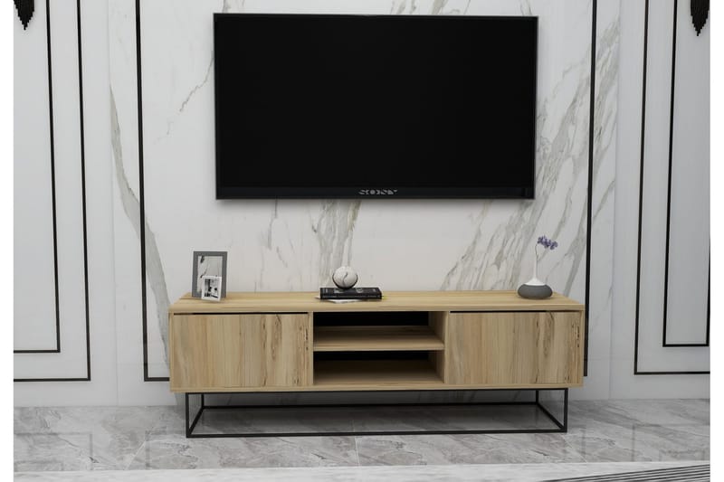 Tv-benk Urgby 140x50 cm - Flerfarget - TV benk & mediabenk