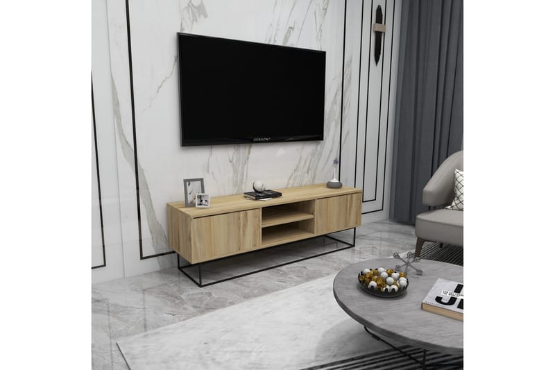 Tv-benk Urgby 140x50 cm - Flerfarget - TV benk & mediabenk