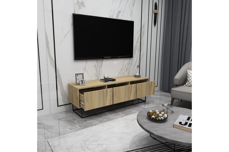 Tv-benk Urgby 140x50 cm - Flerfarget - TV benk & mediabenk