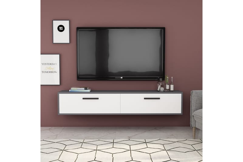 Tv-benk Urgby 150x45 cm - Antrasitt - TV benk & mediabenk