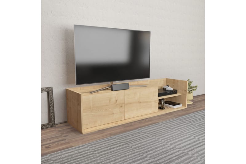 Tv-benk Urgby 160x36,8 cm - Brun - TV benk & mediabenk