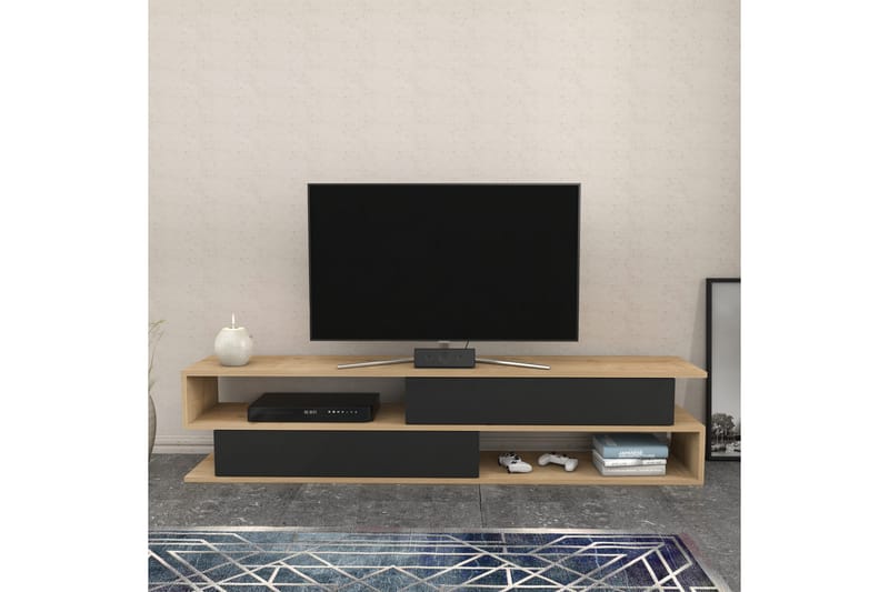 Tv-benk Urgby 160x38,6 cm - Brun - TV benk & mediabenk