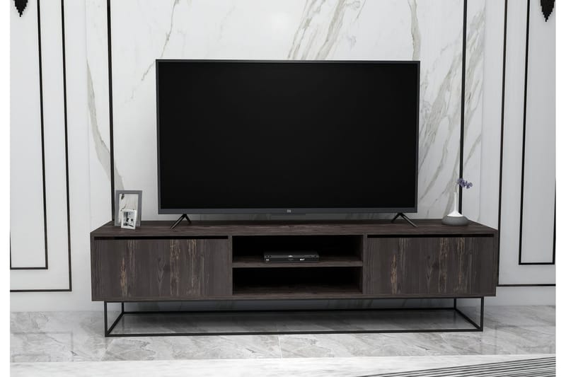 Tv-benk Urgby 180x50 cm - Brun - TV benk & mediabenk