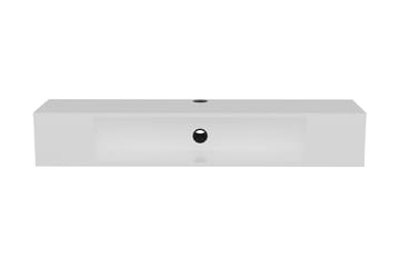 TV-benk Vevelhult 135 cm - Hvit - Møbler - TV- & Mediamøbler - TV benk & mediabenk