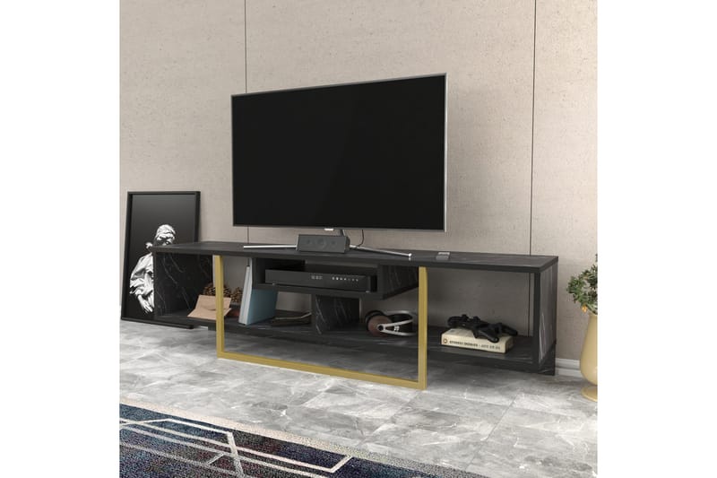 Tv-benk Violaceae 150x40 cm - Svart - Møbler - TV- & Mediamøbler - TV benk & mediabenk