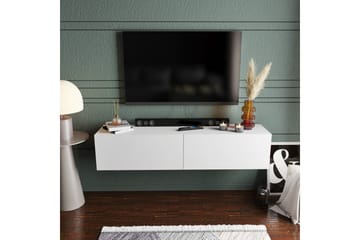 Tv-benk Violaceae 159,7x34,1 cm - Hvit - Møbler - TV- & Mediamøbler - TV benk & mediabenk