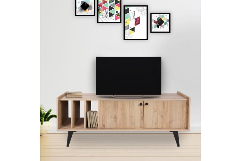 TV-benk Viyana 150 cm - Natur - TV benk & mediabenk