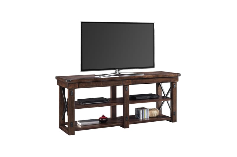 Tv-benk Wildwood 160x48 cm Mørkebrun - Dorel Home - TV benk & mediabenk