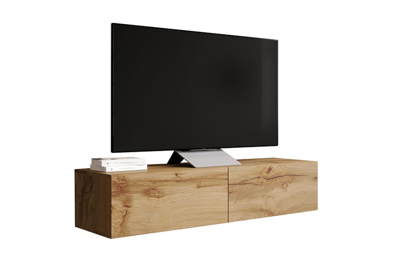 TV-benk Wishon 140 cm - Tre/Natur - TV benk & mediabenk