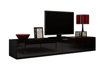 TV-benk Wishon 180 cm - Svart - Møbler - TV- & Mediamøbler - TV benk & mediabenk