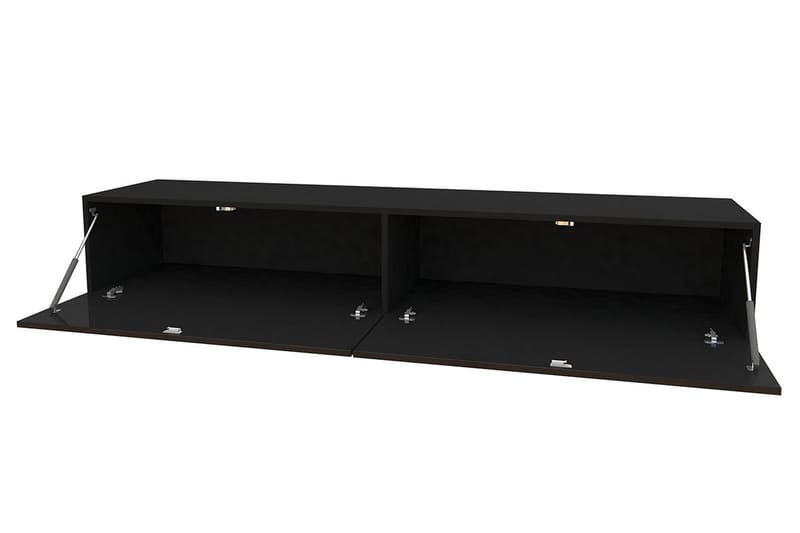 TV-benk Wishon 180 cm - Svart - Møbler - TV- & Mediamøbler - TV benk & mediabenk