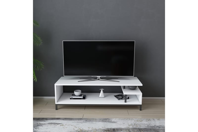 Tv-benk Zakkum 120x37,6 cm - Svart - Møbler - TV- & Mediamøbler - TV benk & mediabenk