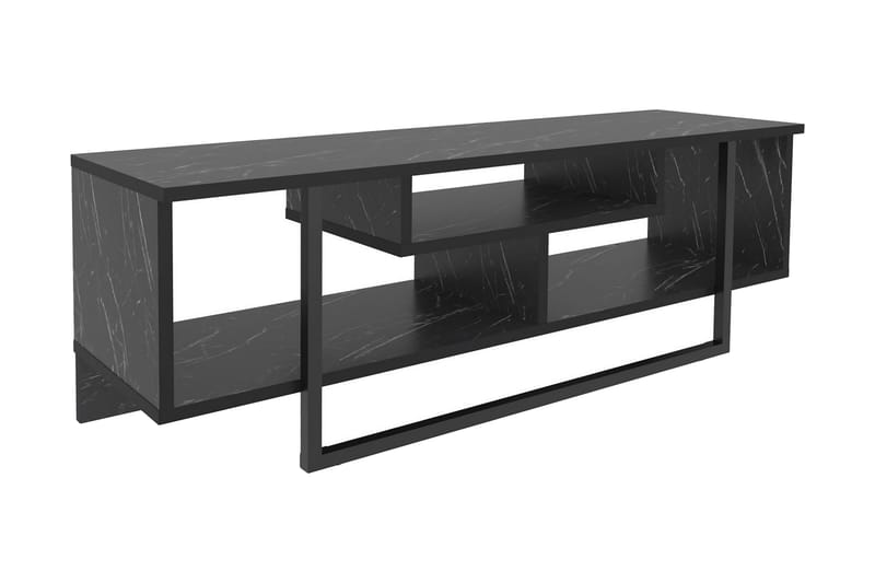 Tv-benk Zakkum 120x40,2 cm - Svart - TV benk & mediabenk