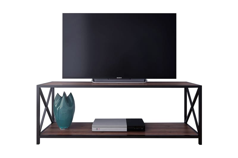 Tv-benk Zakkum 120x45,7 cm - Brun - TV benk & mediabenk