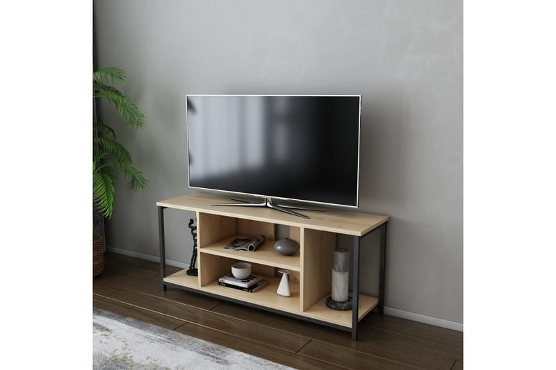 Tv-benk Zakkum 120x50,8 cm - Svart - TV benk & mediabenk