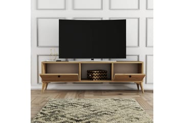 Tv-benk Zakkum 138x42,6 cm - Brun - Møbler - TV- & Mediamøbler - TV benk & mediabenk