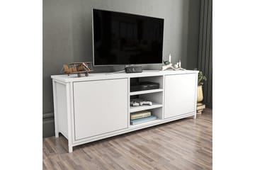 Tv-benk Zakkum 140x50,8 cm - Hvit - Møbler - TV- & Mediamøbler - TV benk & mediabenk