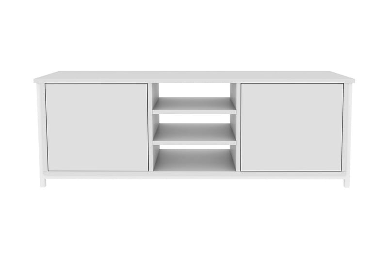 Tv-benk Zakkum 140x50,8 cm - Hvit - Møbler - TV- & Mediamøbler - TV benk & mediabenk