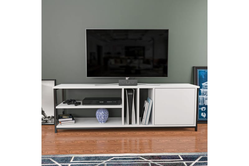 Tv-benk Zakkum 140x50,8 cm - Svart - Møbler - TV- & Mediamøbler - TV benk & mediabenk