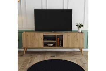 Tv-benk Zakkum 150x52 cm - Brun - Møbler - TV- & Mediamøbler - TV benk & mediabenk