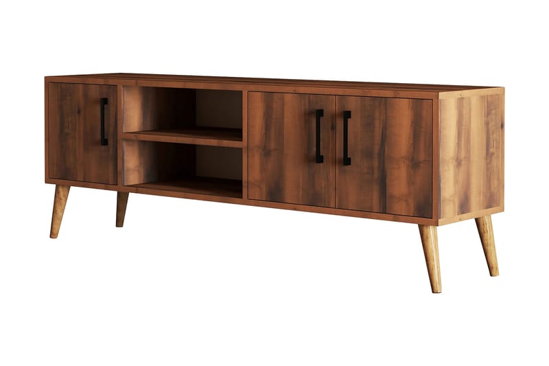 Tv-benk Zakkum 150x52 cm - Brun - Møbler - TV- & Mediamøbler - TV benk & mediabenk