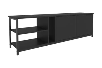 Tv-benk Zakkum 160x50,8 cm - Svart - Møbler - TV- & Mediamøbler - TV benk & mediabenk