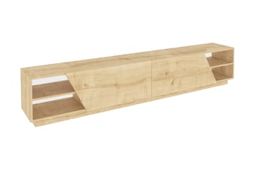 Tv-benk Zakkum 240x47,4 cm - Brun - Møbler - TV- & Mediamøbler - TV benk & mediabenk