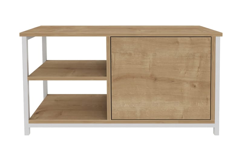 Tv-benk Zakkum 89,6x50,8 cm - Hvit - Møbler - TV- & Mediamøbler - TV benk & mediabenk