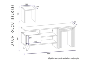 TV-benk Pangler 120 cm - Møbler - TV- & Mediamøbler - TV benk & mediabenk
