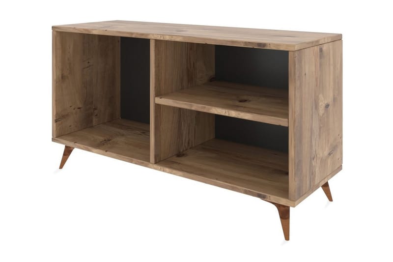 TV-Benk Pitchford 100 cm, Tre|Natur