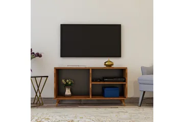 TV-Benk Pitchford 100 cm - Valnøtt - Møbler - TV- & Mediamøbler - TV benk & mediabenk