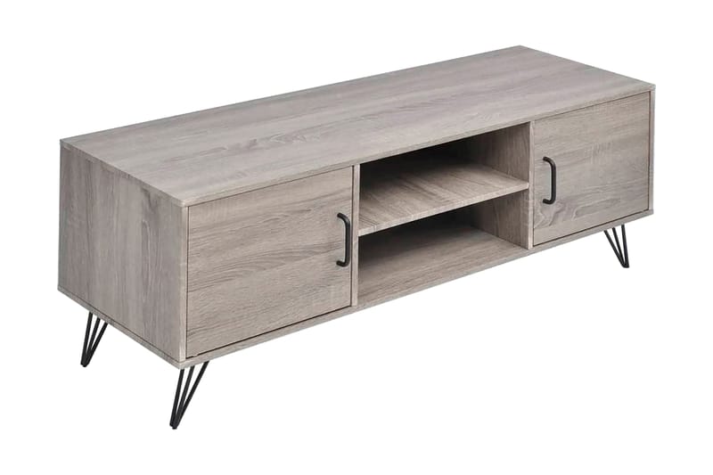 TV-skjenk 120x40x45 cm grå - Grå - TV benk & mediabenk