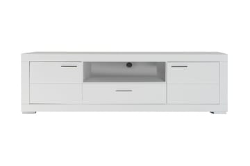 Uzayr TV-benk 196 cm - Hvit - Møbler - TV- & Mediamøbler - TV benk & mediabenk