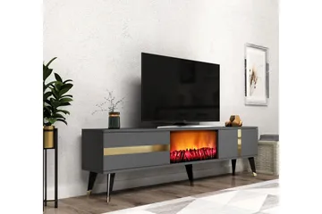 Vania TV-benk 150 cm - Gull - Møbler - TV- & Mediamøbler - TV benk & mediabenk