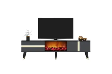 Vania TV-benk 150 cm - Gull - Møbler - TV- & Mediamøbler - TV benk & mediabenk