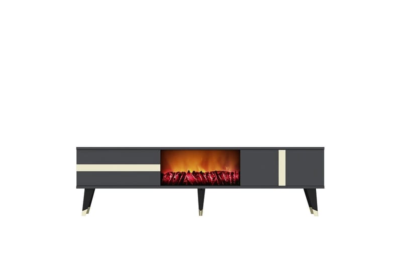 Vania TV-benk 150 cm - Gull - Møbler - TV- & Mediamøbler - TV benk & mediabenk