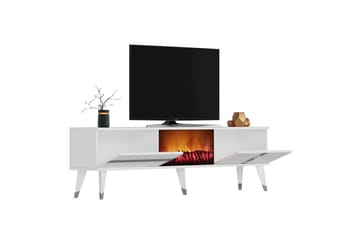 Vania TV-benk 150 cm - Sølv - Møbler - TV- & Mediamøbler - TV benk & mediabenk