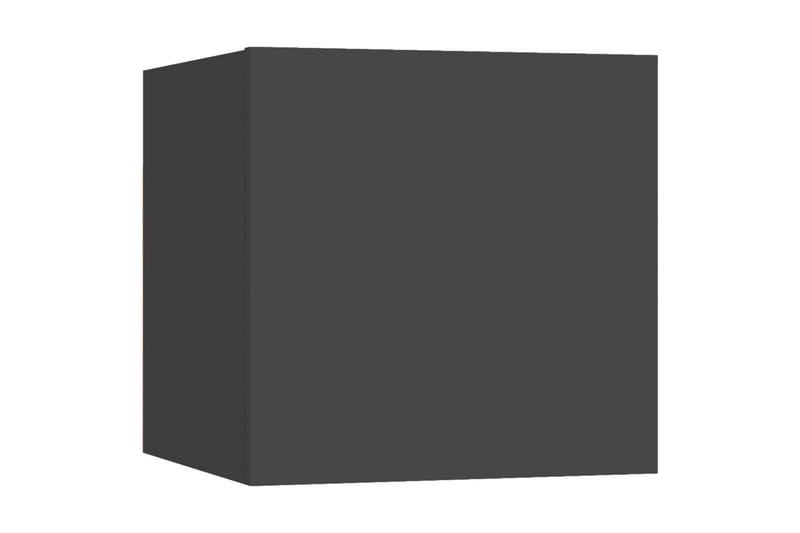 Vegghengt TV-benk grå 30,5x30x30 cm - Grå - TV benk & mediabenk