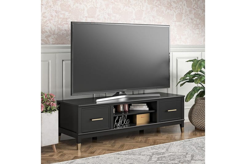 Westerleigh TV-benk 152x50 cm Svart - CosmoLiving - Møbler - TV- & Mediamøbler - TV benk & mediabenk