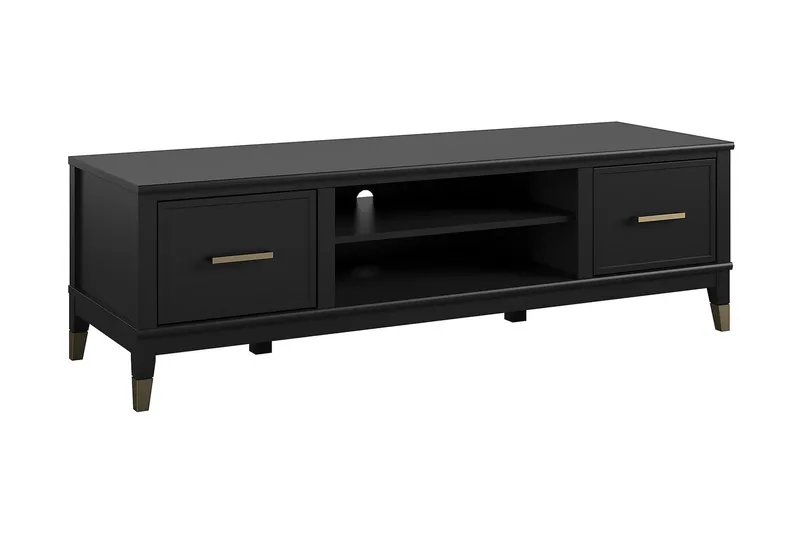 Westerleigh TV-benk 152x50 cm Svart