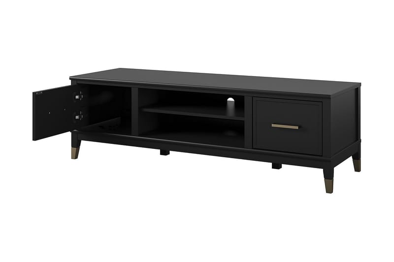 Westerleigh TV-benk 152x50 cm Svart - Møbler - TV- & Mediamøbler - TV benk & mediabenk