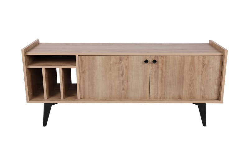 Winskill TV-benk 150 cm - Natur / Svart - Møbler - TV- & Mediamøbler - TV benk & mediabenk