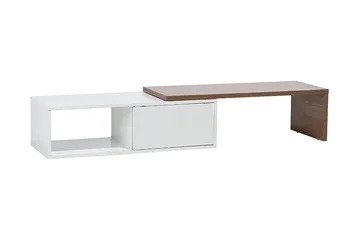 Yonkers Tv-Benk 40x159 Cm - Hvit - Møbler - TV- & Mediamøbler - TV benk & mediabenk