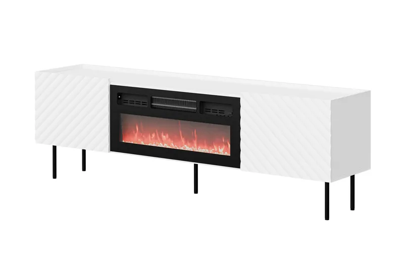 TV-benk Munkedal 181 cm, Hvit