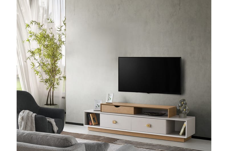 TV-benk Namio 180 cm - Brun - TV benk & mediabenk