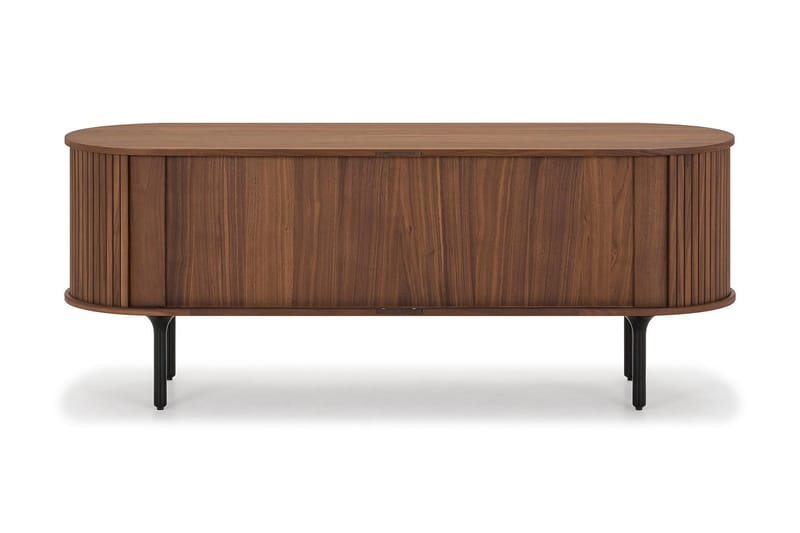 TV-benk Neandir 150x45 cm Massiv Valnøtt - Brun - TV benk & mediabenk