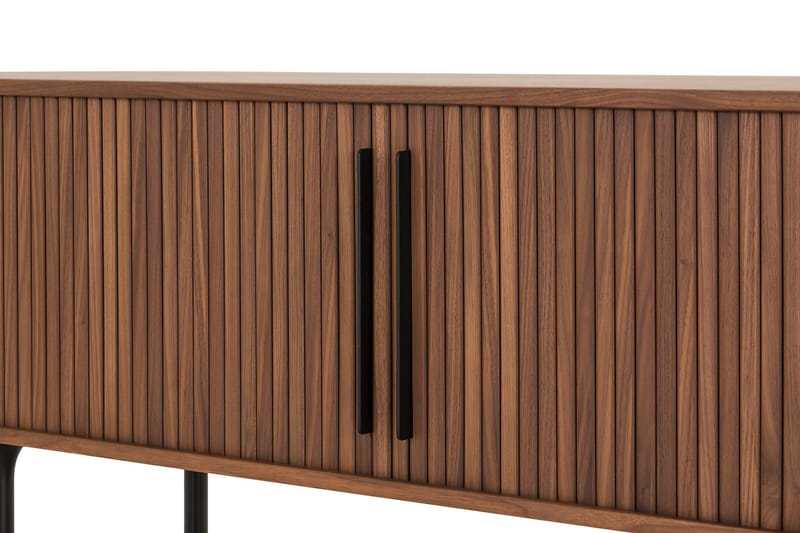 TV-benk Neandir 150x45 cm Massiv Valnøtt - Brun - TV benk & mediabenk