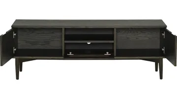 TV-benk Nordal - brunlakkert eikefiner - Møbler - TV- & Mediamøbler - TV benk & mediabenk