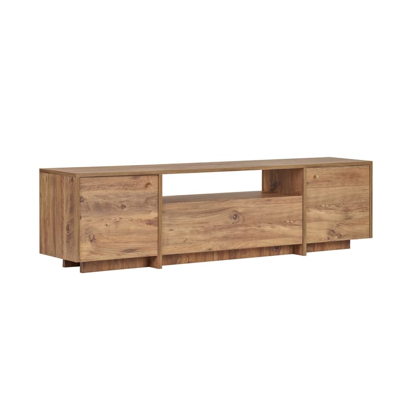 TV-benk Nordure Alvar (180 x 46 x 35 cm) Atlantic Pine - Atlantic Pine - Møbler - TV- & Mediamøbler - TV benk & mediabenk